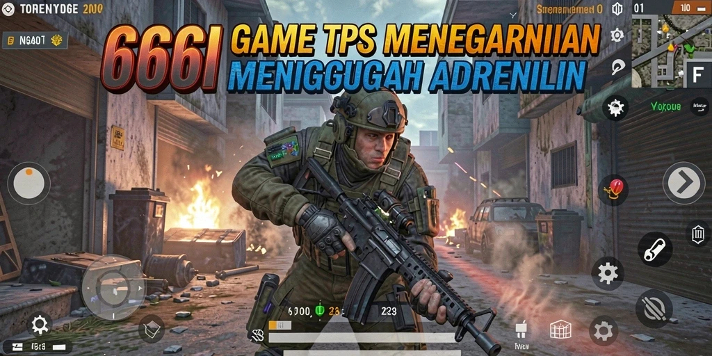 Tampilan gameplay TPS yang mendebarkan di 666I.
