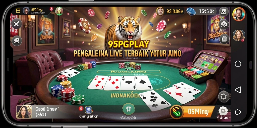 Tangkapan layar gameplay Live Casino yang menarik di 95PGPLAY.