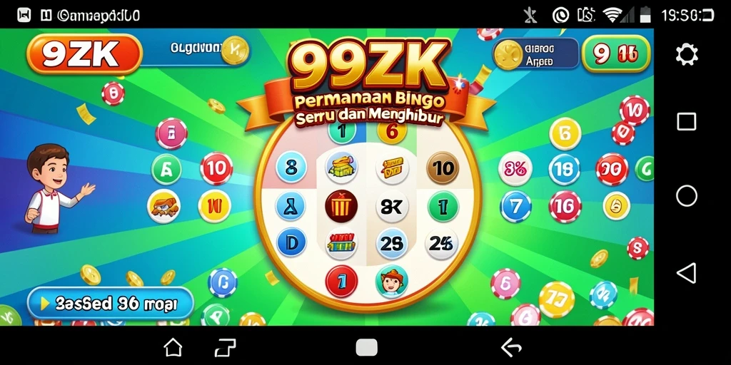 Gameplay seru Bingo di 99ZK dengan teman-teman.