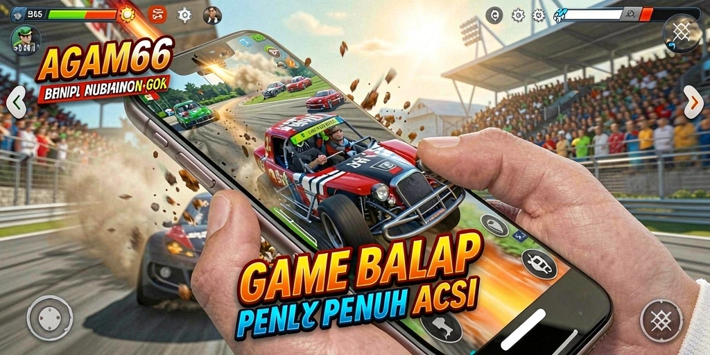 Gameplay seru AGAM66 dengan balapan yang menegangkan.