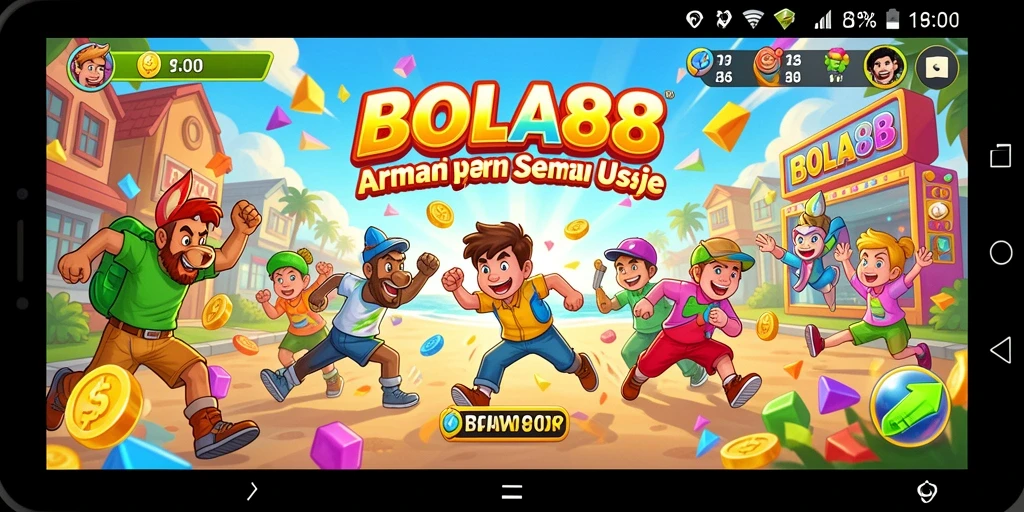 Tampilan menarik dari gameplay seru BOLA88