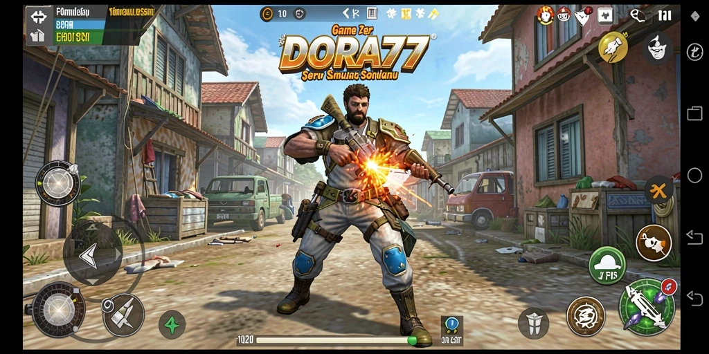 Tampilan menarik dari gameplay DORA77 yang menyenangkan.
