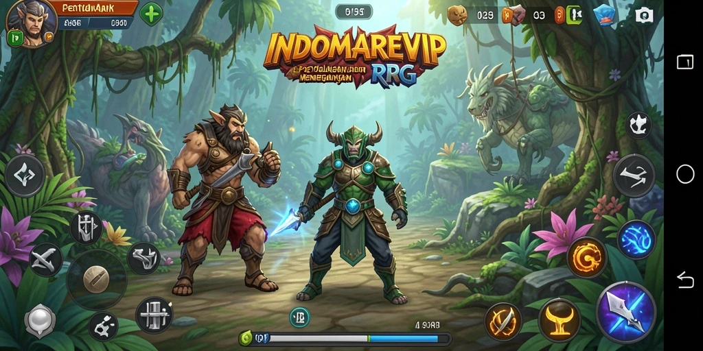 Tampilan gameplay RPG yang menawan dan mendalam.