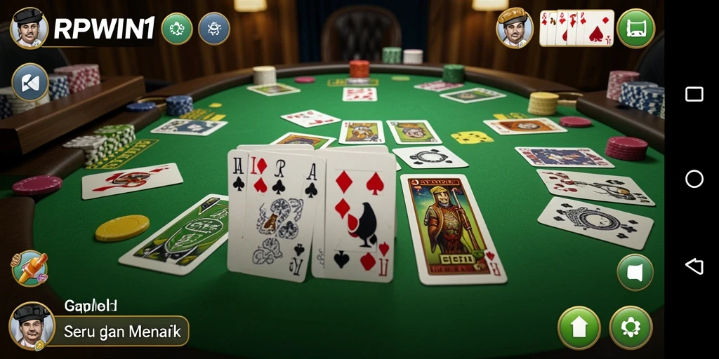 Gameplay seru dan interaktif dalam permainan Gaple RPWIN1.