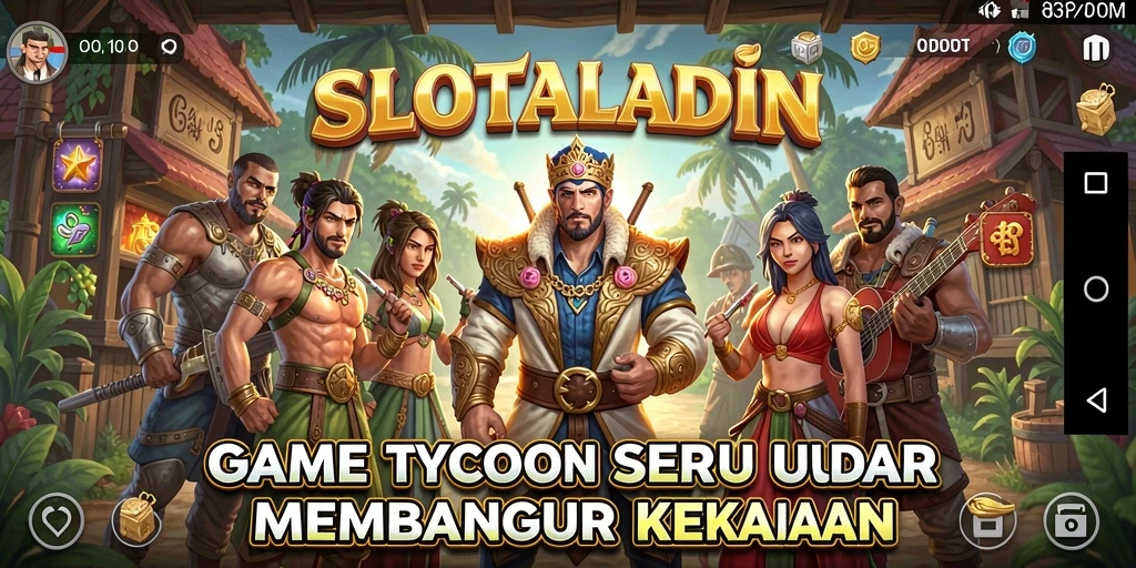 Tampilan gameplay SLOTALADIN dengan strategi Tycoon yang menarik.