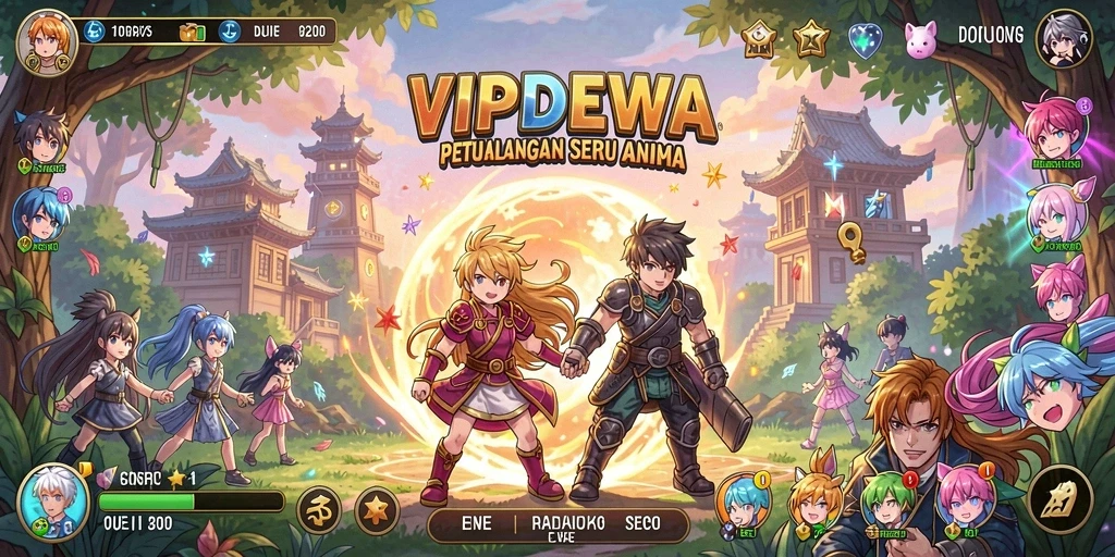 Menampilkan gameplay menarik dari dunia anime dalam VIPDEWA.