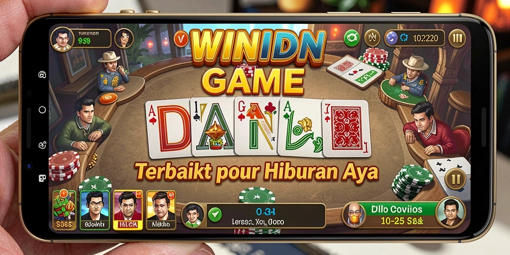 Tampilan gameplay seru di WINIDN saat bermain Domino.