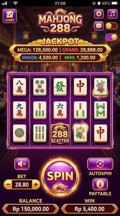 Fitur pencarian yang efektif di aplikasi mahjong288.